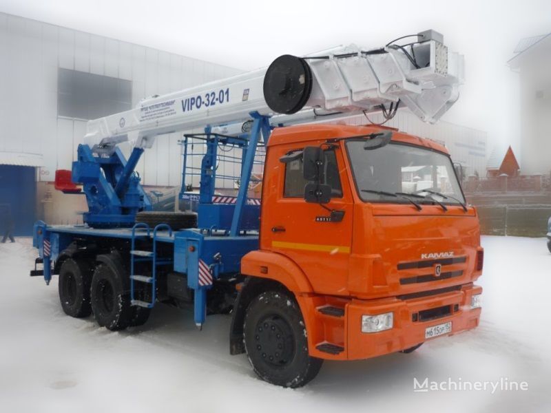 neue KamAZ VIPO-32  Arbeitsbühne-LKW