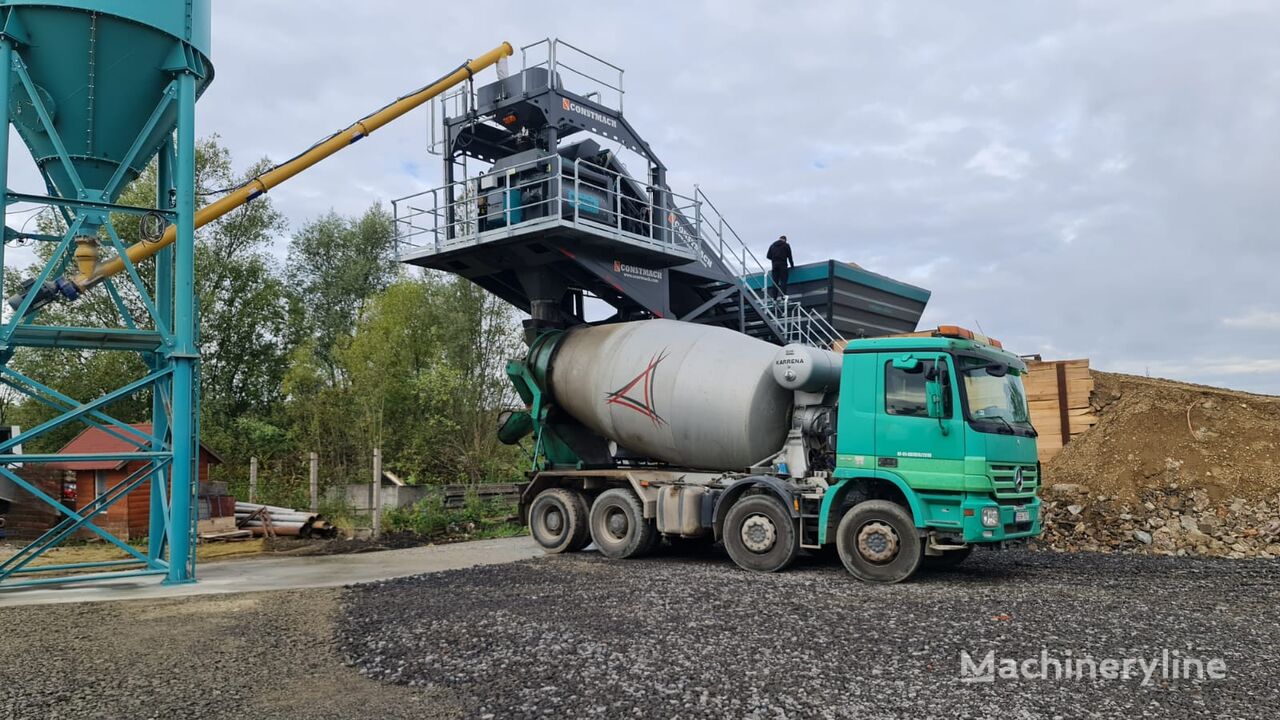 neue Constmach Ready in Stock 60 m3 Concrete Batching Plant Betonmischanlage