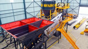 neue FABO TURBOMIX-60 MOBILE CONCRETE BATCHING PLANT | READY IN STOCK Betonmischanlage