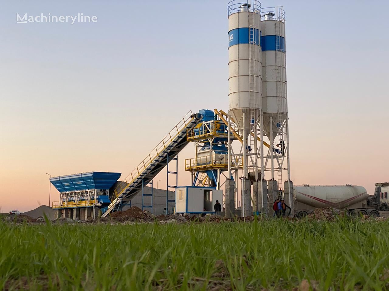 neue Promax STATIONARY Concrete Batching Plant PROMAX S130-TWN (130m3/h) Betonmischanlage