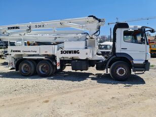 Schwing S 34X  auf Chassis Mercedes-Benz  AXOR 3028 Betonpumpe