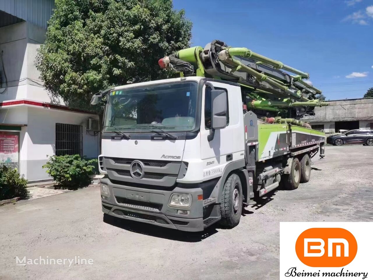 Zoomlion 2018 Zoomlion 49m  auf Chassis Mercedes-Benz Actros 3341 Betonpumpe