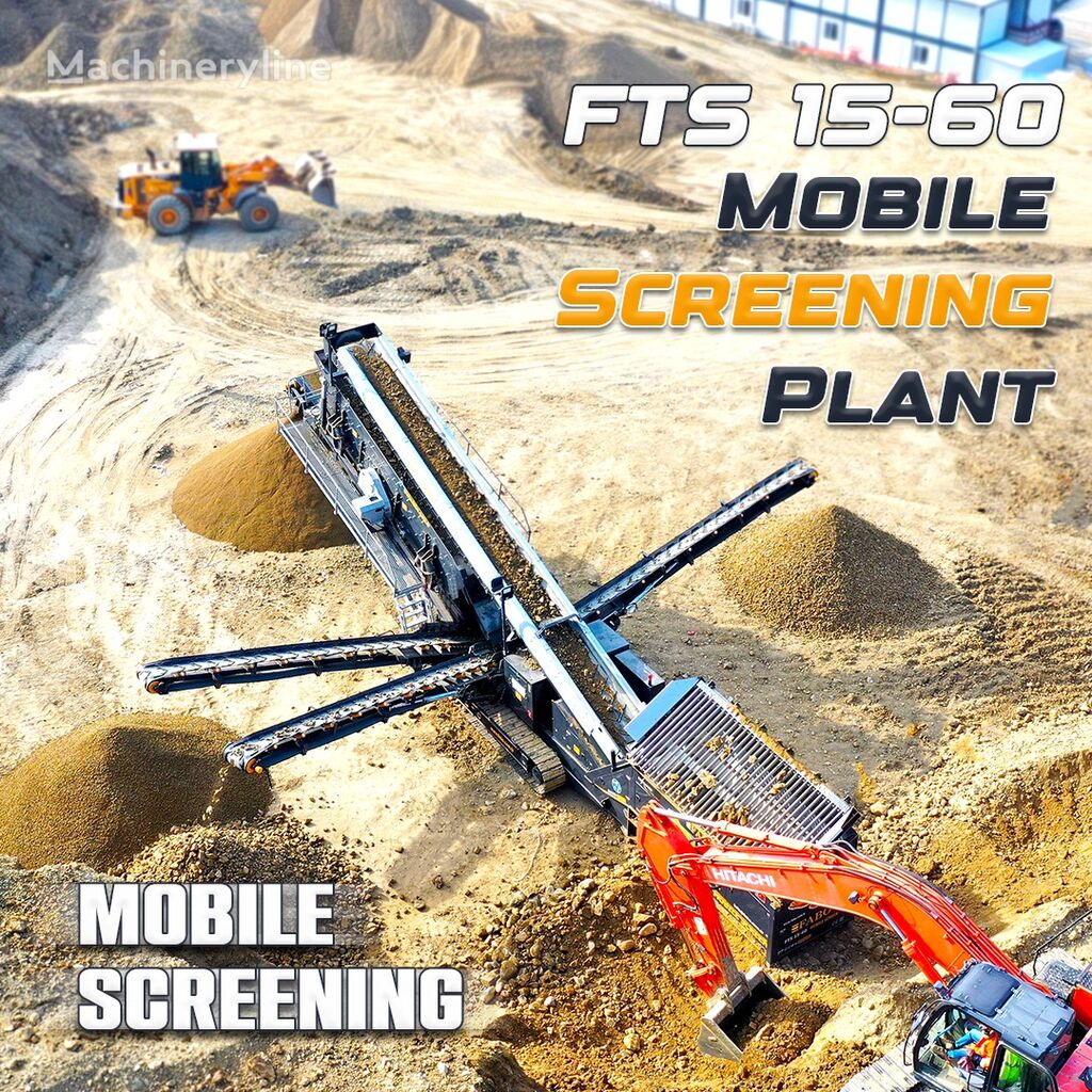 neue FABO  FTS 15-60 MOBILE SCREENING PLANT 500-600 TPH | Ready in Stock mobile Brecher