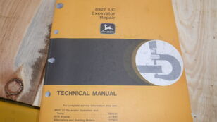 MANUAL DE MANTENIMIENTO Bedienungsanleitung für John Deere 892ELC Bagger