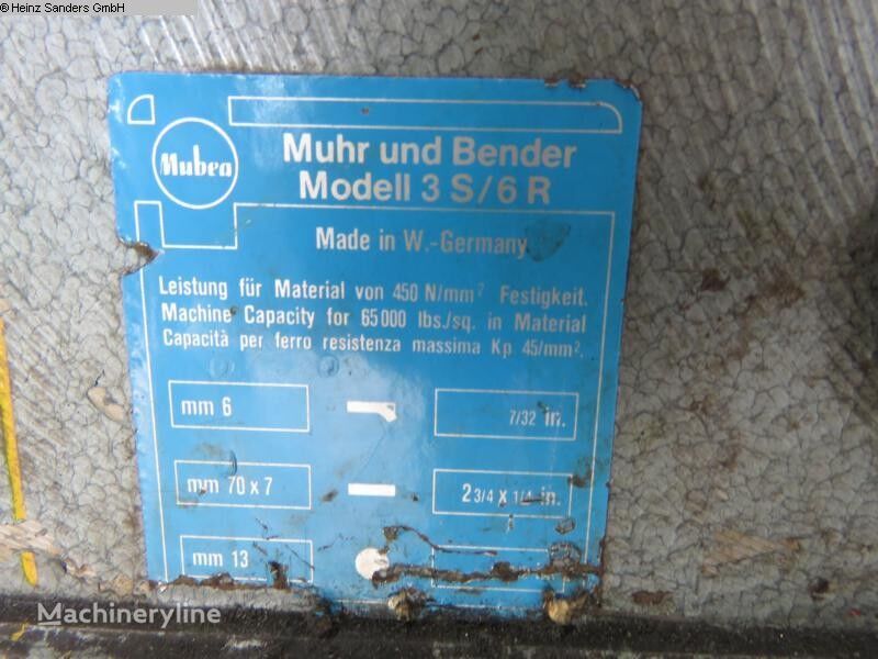 Mubea MUHR + BENDER 3S/6R Kraftpresse